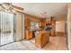 Kitchen with granite countertops and island at 4861 Camino Sombrero, North Las Vegas, NV 89031