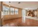 Bright living room with laminate wood flooring at 4861 Camino Sombrero, North Las Vegas, NV 89031