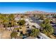 Aerial view of house and neighborhood at 57 Marion Dr, Las Vegas, NV 89110