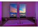 Luxurious bathroom with soaking tub and city views at 624 Via Colmo Ave, Henderson, NV 89011