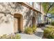 Townhouse entrance with walkway and landscaping at 8437 Sluman Ct, Las Vegas, NV 89128