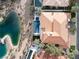 Property situated on a lake with a large backyard at 8913 Canyon Springs Dr, Las Vegas, NV 89117