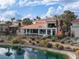 Luxury home with pool and water feature; expansive backyard at 8913 Canyon Springs Dr, Las Vegas, NV 89117