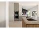 Modern kitchen with double oven and marble countertops at 8913 Canyon Springs Dr, Las Vegas, NV 89117