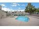 Community pool and spa area with a view at 8945 Clairton Ct, Las Vegas, NV 89117