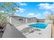 Refreshing pool and patio great for entertaining at 905 Antelope Way, Las Vegas, NV 89145