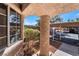 Covered patio area with view of parking and landscaping at 1431 Di Blasi Dr # 105, Las Vegas, NV 89119