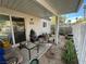 Covered patio with seating area, great for outdoor relaxation at 2148 Pebble Creek Ln, Laughlin, NV 89029