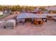 Aerial view of property showing stables, barns and other buildings at 5353 Dorrell Ln, Las Vegas, NV 89131