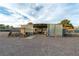 Metal barn with several stalls for animals at 5353 Dorrell Ln, Las Vegas, NV 89131