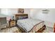 Small bedroom with a double bed, nightstand, and chair at 5353 Dorrell Ln, Las Vegas, NV 89131