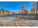 View of the property's gated entrance with a long driveway at 5353 Dorrell Ln, Las Vegas, NV 89131