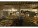 Two horse stables with feeding troughs under covered area at 5353 Dorrell Ln, Las Vegas, NV 89131