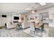 Modern kitchen with a large island and high-end finishes at 5353 Dorrell Ln, Las Vegas, NV 89131