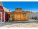 Exterior of a western-themed livery barn with wood siding at 5353 Dorrell Ln, Las Vegas, NV 89131