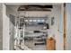 Small loft bedroom with a bed and ladder access at 5353 Dorrell Ln, Las Vegas, NV 89131