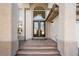 Elegant house entrance with double doors and stone steps at 5455 San Florentine Ave, Las Vegas, NV 89141