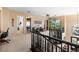 Spacious upstairs hallway with two bedrooms and office area at 5455 San Florentine Ave, Las Vegas, NV 89141