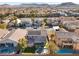 Aerial view of house with solar panels and a pool at 6010 Garthmore, Las Vegas, NV 89141