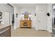 Kitchen with wood cabinets, tile floor, and a pantry at 6072 Isola Peak Ave, Las Vegas, NV 89122