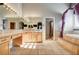 Elegant bathroom with double vanity, large soaking tub, and walk-in shower at 7015 N Jensen St, Las Vegas, NV 89149