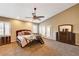 Spacious main bedroom with patio access and ample closet space at 7015 N Jensen St, Las Vegas, NV 89149