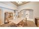 Spacious dining area with a view to the kitchen at 7015 N Jensen St, Las Vegas, NV 89149