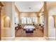 Game room features a pool table and comfortable seating area at 7015 N Jensen St, Las Vegas, NV 89149