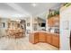 Spacious kitchen with ample cabinetry and an island at 7015 N Jensen St, Las Vegas, NV 89149