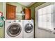 Laundry room with washer and dryer included at 7015 N Jensen St, Las Vegas, NV 89149