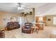 Open floor plan with a view of the kitchen and living room at 7015 N Jensen St, Las Vegas, NV 89149