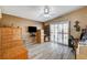 Home office with built-in shelving and exterior access at 7015 N Jensen St, Las Vegas, NV 89149