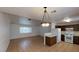 Kitchen features light tile floors and dark brown cabinets at 1420 Arlington Heights St, Las Vegas, NV 89110