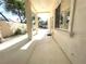 Covered patio with access to backyard at 1813 Francisco Peak Pl, Las Vegas, NV 89128