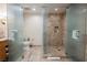 Spacious bathroom with a large shower and glass doors at 2000 Fashion Show Dr # 2615, Las Vegas, NV 89109