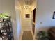 Bright hallway with built-in storage and plush carpeting at 2076 Mesquite Ln # 302, Laughlin, NV 89029