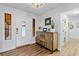 Light and spacious entryway with wood-look floors at 2228 Lucerne Ct, Henderson, NV 89014