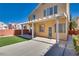 Covered patio, artificial turf, and a built-in grill at 2245 Juniper Berry Dr, Las Vegas, NV 89134