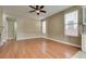 Living room with hardwood floors and access to bathroom at 2245 Juniper Berry Dr, Las Vegas, NV 89134