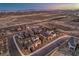 Aerial view of a residential neighborhood with numerous homes at 2376 Switchback Valley St, Las Vegas, NV 89138