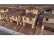 Dusk aerial view showing home's location in a desirable neighborhood at 2376 Switchback Valley St, Las Vegas, NV 89138