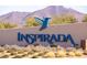 Inspirrada community entrance sign with mountain backdrop at 2844 Alenga St, Henderson, NV 89044