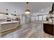 Modern kitchen with island and stainless steel appliances at 2844 Alenga St, Henderson, NV 89044