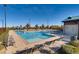 Community pool with lounge chairs and spa at 2844 Alenga St, Henderson, NV 89044