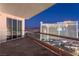 Stunning balcony offering breathtaking city views at night at 2857 Paradise Rd # 2203, Las Vegas, NV 89109