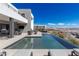 Modern pool and patio with plenty of space for relaxing at 29 Falling Ridge Ln, Henderson, NV 89011