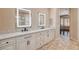 Bathroom with double vanity and views into another room at 3004 Canton Hills St, Henderson, NV 89052