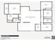 Floor plan showing three bedrooms, two bathrooms, and an open living area at 3720 W Charleston Park Ave, Pahrump, NV 89048