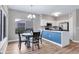 Bright dining area with a round table and four chairs near the kitchen at 4921 Black Bear Rd # 104, Las Vegas, NV 89149