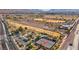 Aerial view of community amenities including park, sports fields, and tennis courts at 503 Fragrant Orchard St, Henderson, NV 89015